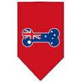 Unconditional Love Bone Flag Australian  Screen Print Bandana Red Small UN757630